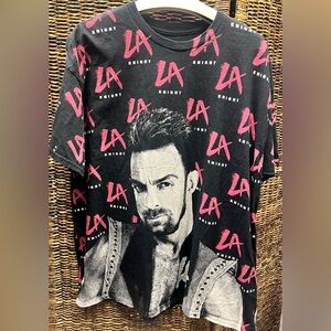 WWE-LA Knight-2X All over print, Black/Red/White